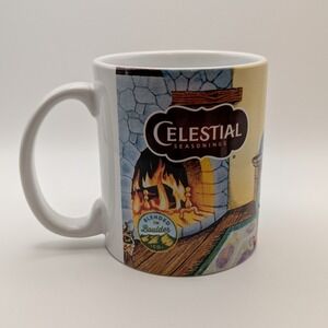 Celestial Seasonings Sleepytime Bear Ceramic Coffee Mug 2024 Boulder Co White